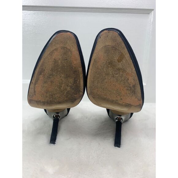 Worthington Women's Black Stiletto suede Heels Size 9M - Picture 8 of 10